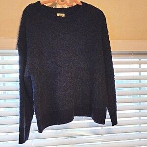a.n.a. Woman's Indigo Round Neck Sweater, Size: XL, NWT